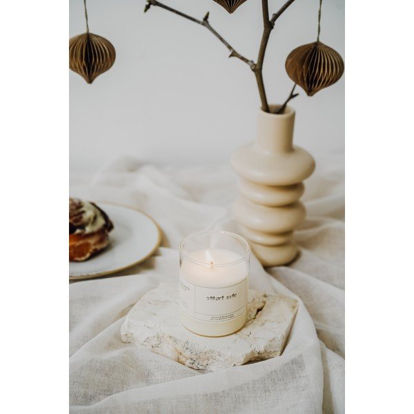 Vonná sójová sviečka doba horenia 40 h #73 Pumpkin Cream – Perfumed Prague-image-3