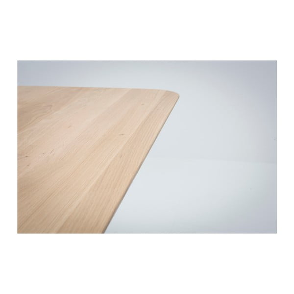 Jedálenský stôl z masívneho dubového dreva Gazzda Stafa, 220 × 90 cm-image-4