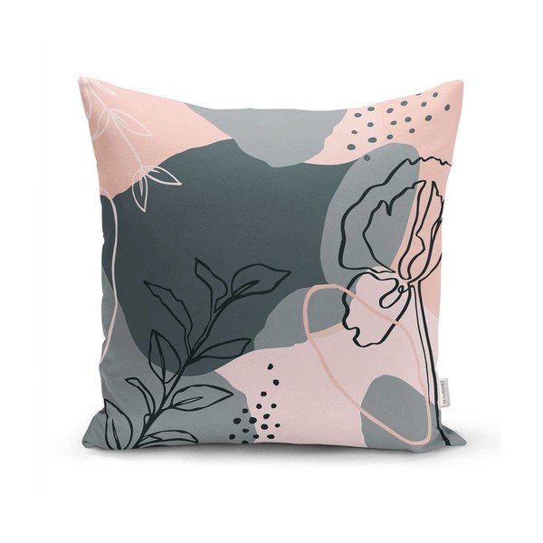 Súprava 4 dekoratívnych obliečok na vankúše Minimalist Cushion Covers Draw Art, 45 x 45 cm-image-4
