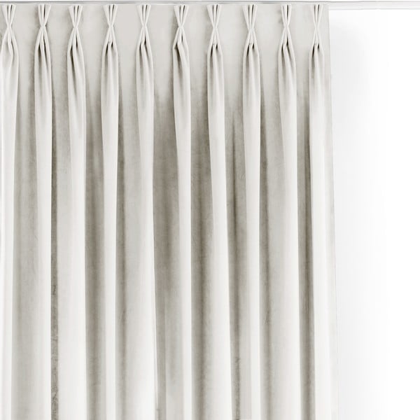 Krémový zamatový dimout záves 265x175 cm Velto – Filumi-image-4