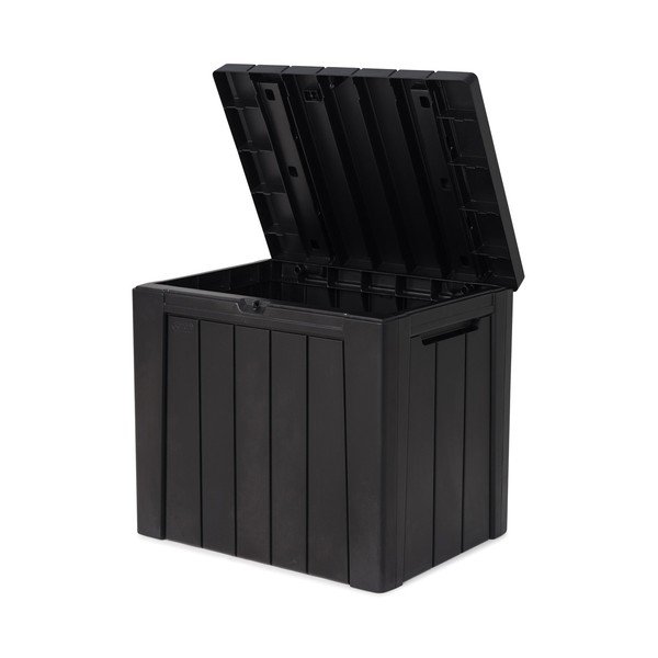 Tmavosivý plastový záhradný úložný box Urban – Keter-image-2