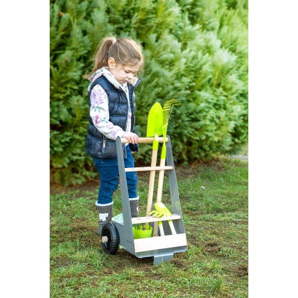 Detský set na zahrádkárčenie Legler Trolley-image-1