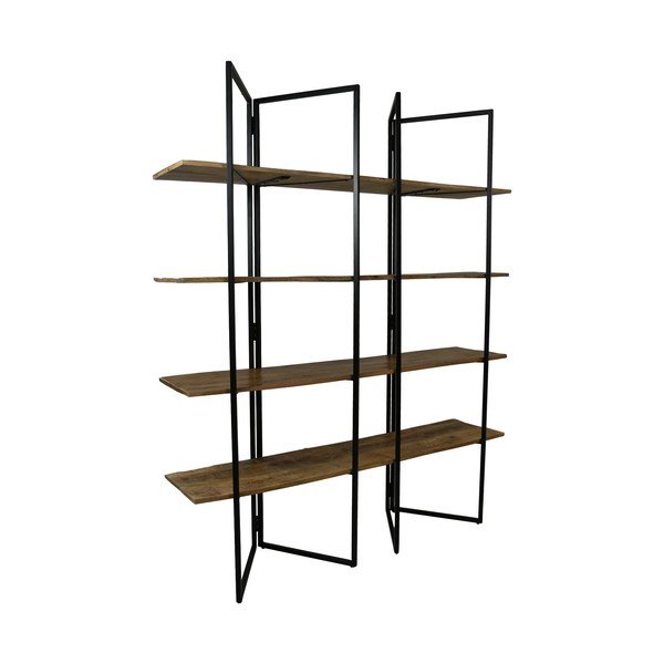 Čierny regál z mangového dreva 165x200 cm - HSM collection-image-3