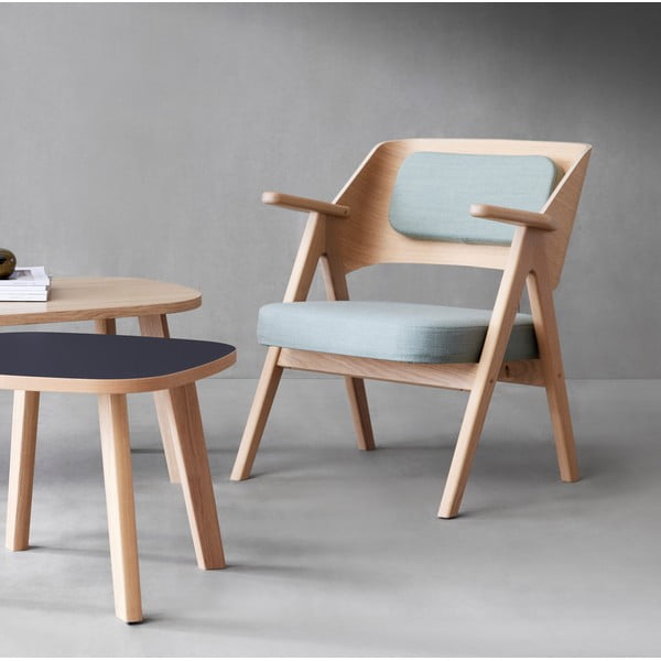 Svetlozelené dubové kreslo Findahl by Hammel-image-1