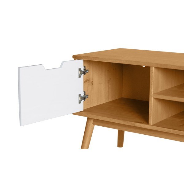 TV komoda z masívneho borovicového dreva Marckeric Cusco-image-4