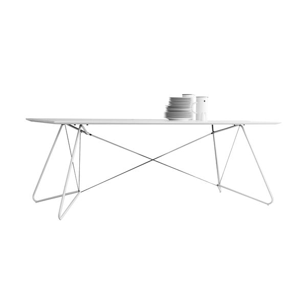 Jedálenský/pracovný stôl On A String, biely, 170 x 90 cm