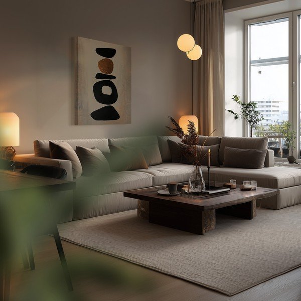Tlačený obraz na plátne 70x100 cm Stones – Styler-image-1