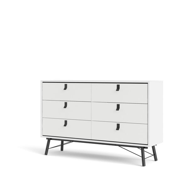 Biela komoda Tvilum Ry, 150 x 95 cm-image-2