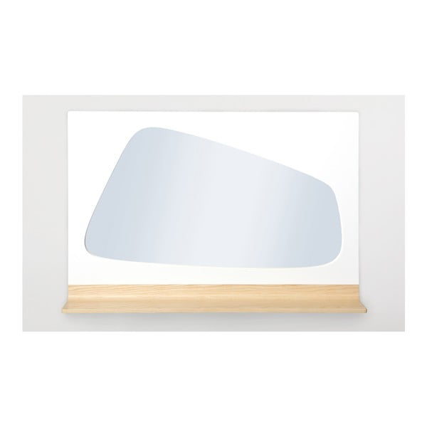Nástenné zrkadlo s poličkou Ellenberger design Private Space, 61 x 90 cm
