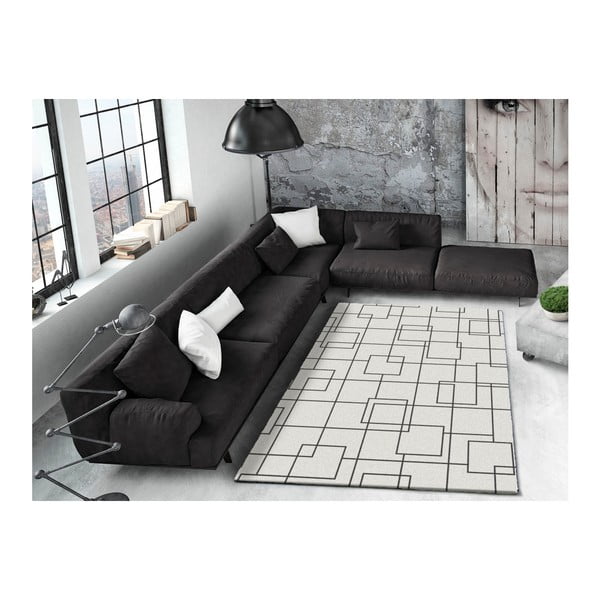 Biely koberec Universal Norway Square, 80 x 150 cm-image-2