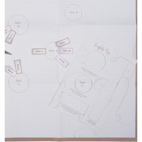 Plánovač na zasadací poriadok pre svadobnú hostinu Busy B Wedding Planner-image-3