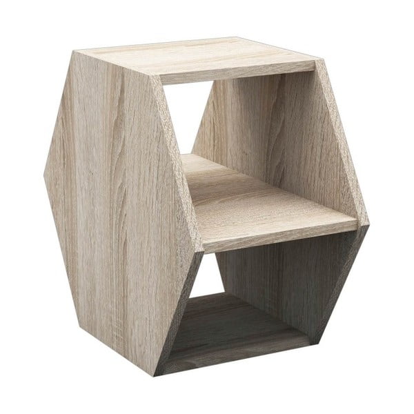 Príručný stolík s úložným priestorom Hexagon