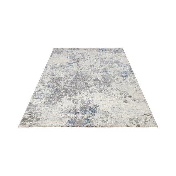 Svetlomodro-krémový koberec Elle Decoration Arty Fontaine, 80 × 150 cm-image-3