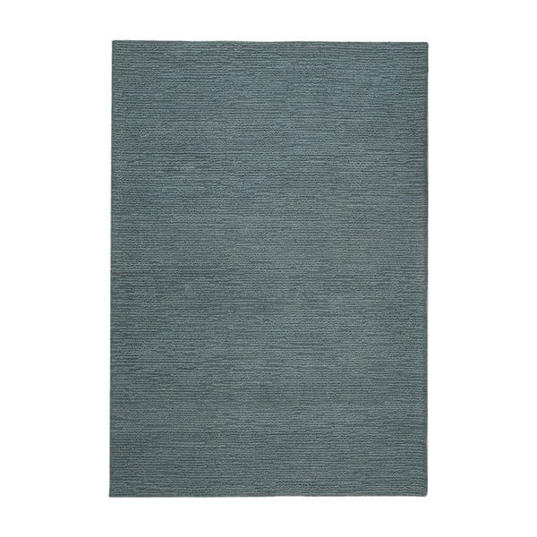 Sivomodrý ručne tkaný vlnený koberec 160x230 cm Harris Boucle – Flair Rugs