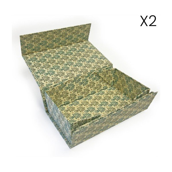 Darčekové škatule v súprave 2 ks 39x49 cm Lilies – Kartos-image-1