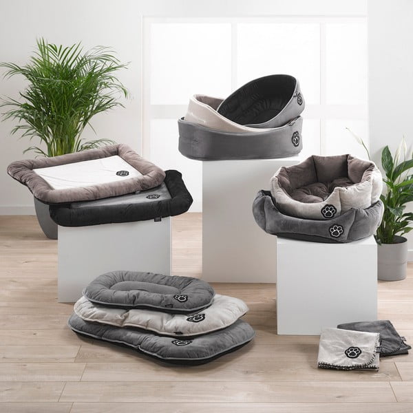 Svetlohnedý pelech pre psa ø 60 cm – Love Story-image-1