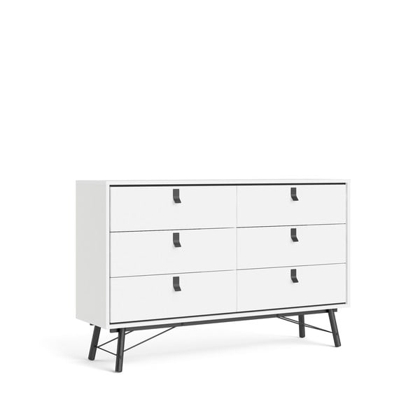 Biela komoda Tvilum Ry, 150 x 95 cm-image-4