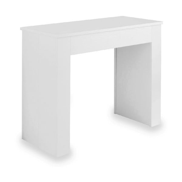 Biely rozkladací jedálenský stôl Design Twist Belize