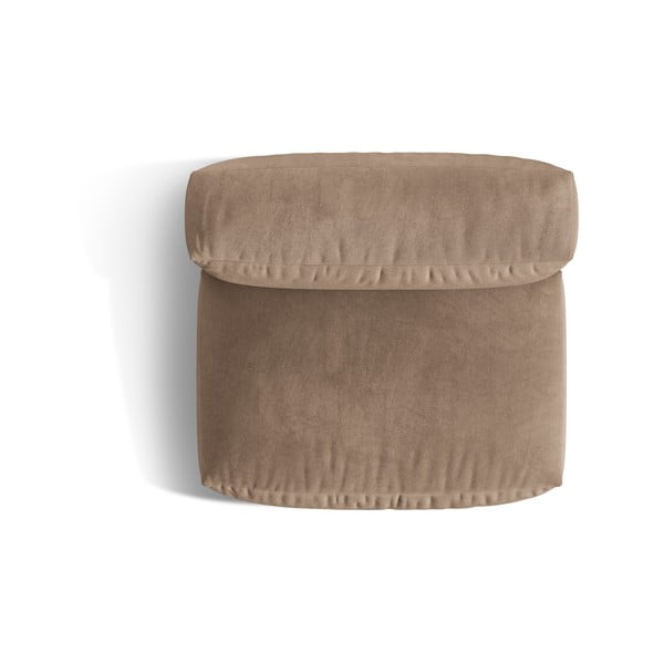 Svetlohnedý zamatový modul pohovky (stredový diel) Martina – Micadoni -image-3