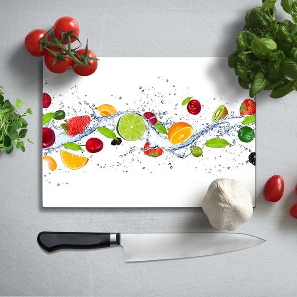 Sklenená doska na krájanie Insigne Fresh Fruit-image-2