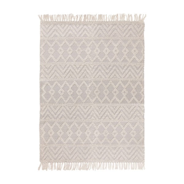 Svetlosivý vlnený koberec 120x170 cm Asra – Asiatic Carpets