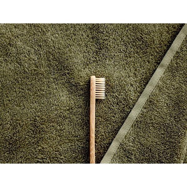 Olivovozelený uterák z froté bavlny Södahl, 100 x 50 cm-image-1