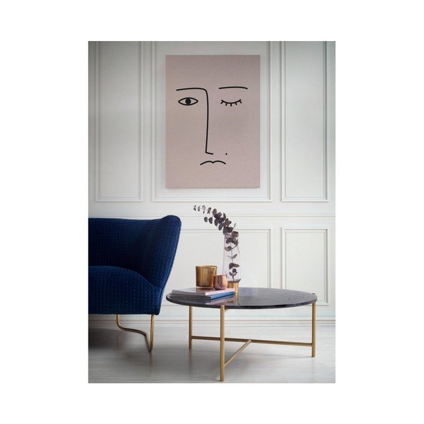 Obraz zo zamatového plátna Velvet Atelier Face, 50 × 70 cm-image-1