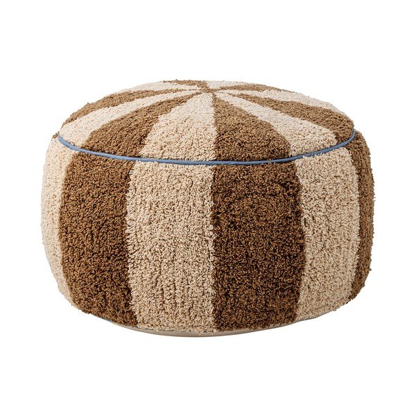 Hnedý/béžový detský puf Charoline – Bloomingville Mini