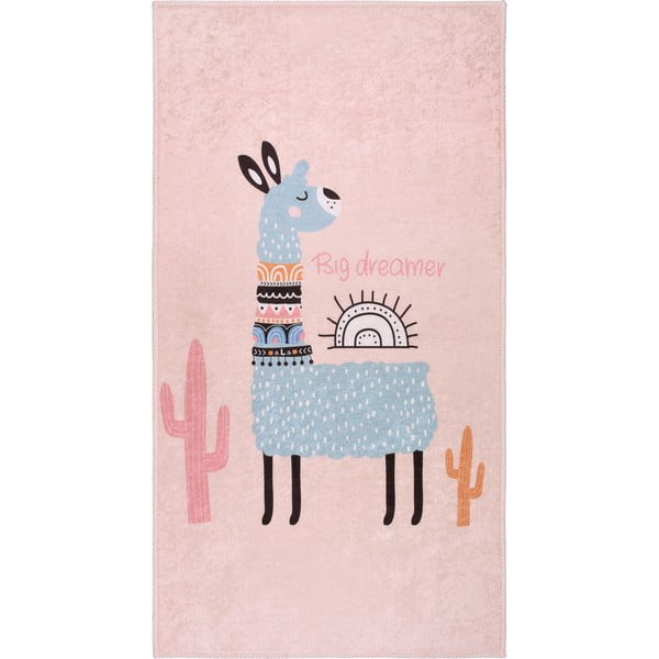 Ružový prateľný detský koberec 160x230 cm Big Dreamer Camel – Vitaus