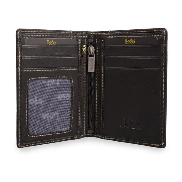 Pánska kožená peňaženka LOIS no. 318, čierna