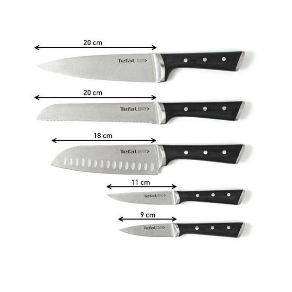 Blok na nože s 5 nožmi Ice Force - Tefal-image-1
