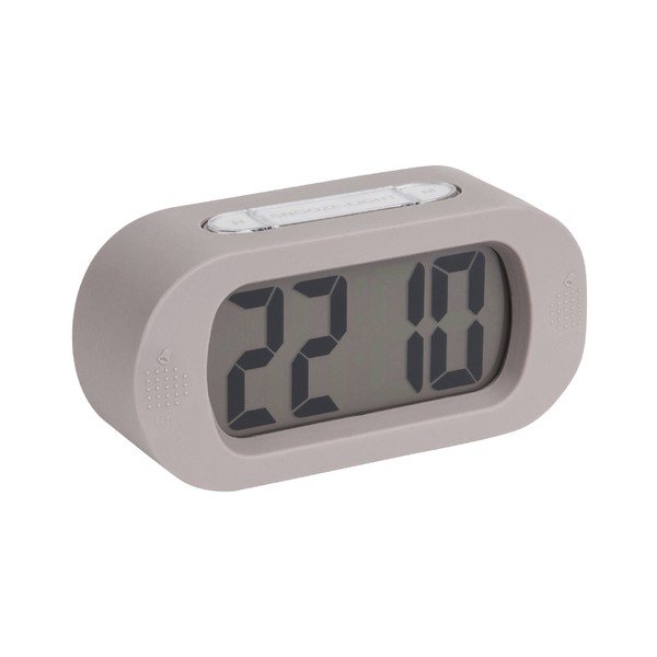 Sivý pogumovaný budík Karlsson Gummy-image-1