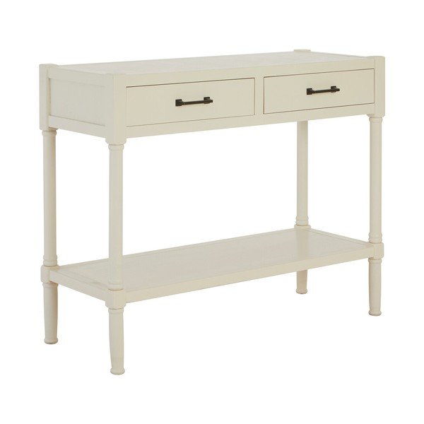 Biely konzolový stolík z borovicového dreva 35x91 cm Heritage – Premier Housewares