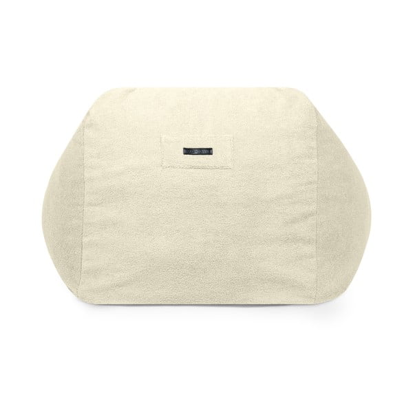 Krémový sedací vak z textílie buklé Sofa Snug – SLOWDOWN-image-4