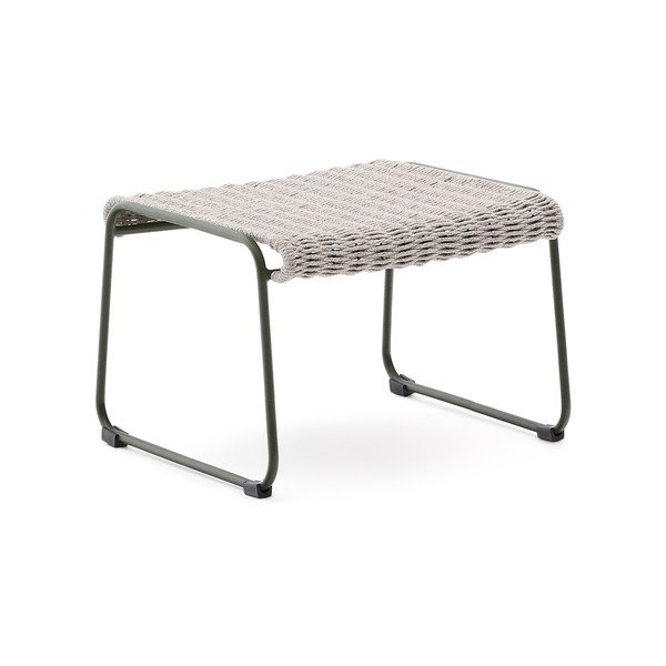 Sivozelená záhradná podnožka Maurina – Kave Home