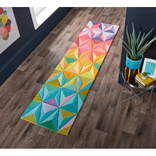 Vlnený behúň 60x230 cm Reverie – Flair Rugs-image-1