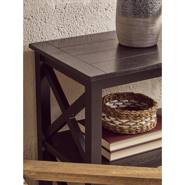 Čierny regál z borovicového dreva 40x81x81 cm Heritage – Premier Housewares-image-2
