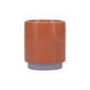Oranžová/fialová kameninová šálka 270 ml Duo – ONA