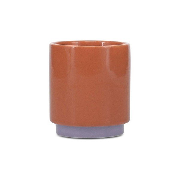 Oranžová/fialová kameninová šálka 270 ml Duo – ONA