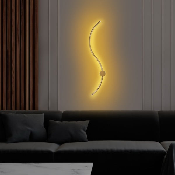 LED nástenné svietidlo v zlatej farbe Uyan – Opviq lights-image-3