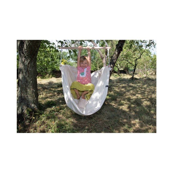 Krémová hojdačka pre dospelých so zavesením do stropu Hojdavak Maxi-image-3