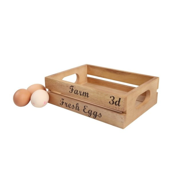 Úložný box na vajíčka z akáciového dreva T&G Woodware Baroque