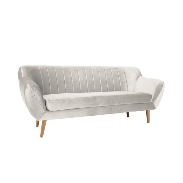Krémová trojmiestna pohovka Mazzini Sofas Benito-image-1
