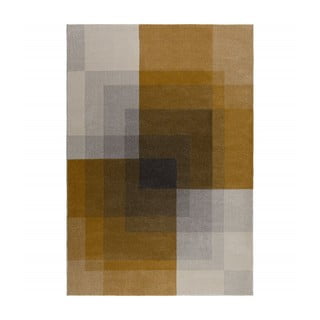 Sivo-žltý koberec Flair Rugs Plaza, 160 x 230 cm