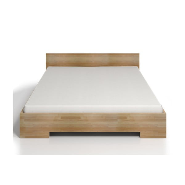 Dvojlôžková posteľ z bukového dreva SKANDICA Spectrum Maxi, 140 × 200 cm