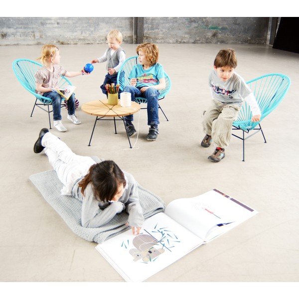 Detské kreslo Acapulco Mini, čierne -image-4