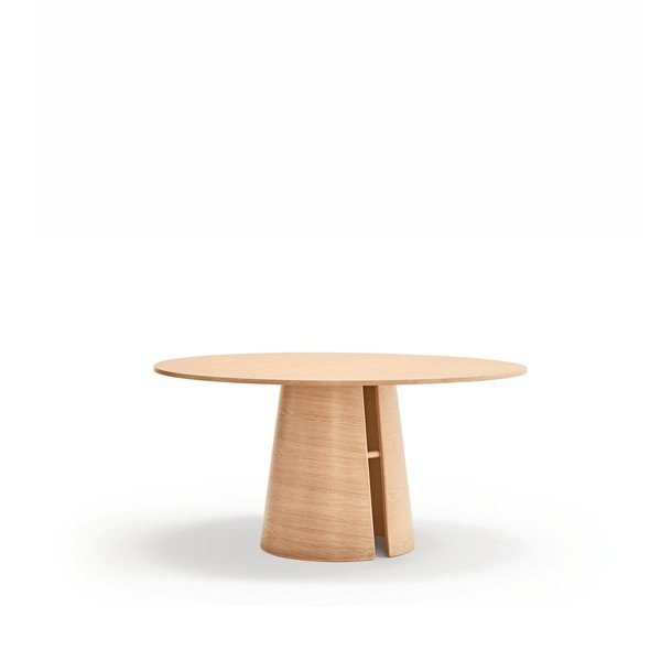 Okrúhly jedálenský stôl v dekore jaseňa ø 157 cm Cep – Teulat-image-2