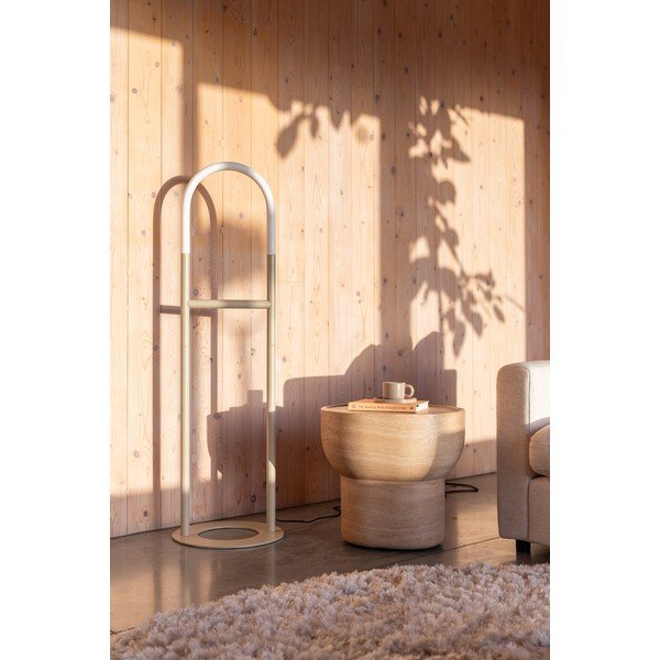 Béžová LED stojacia lampa so stmievačom (výška  135 cm) Arch – Zuiver-image-3