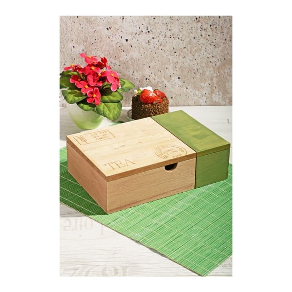 Bambusový box na čaj so 6 priehradkami Herbal