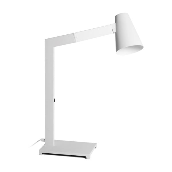 Biela stolová lampa Design Twist Fahy